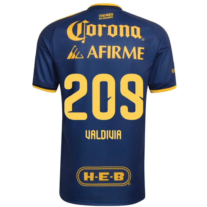 Danxen Herren Karol Valdivia #209 Königsblau Gelb Auswärtstrikot Trikot 2026/27 T-Shirt