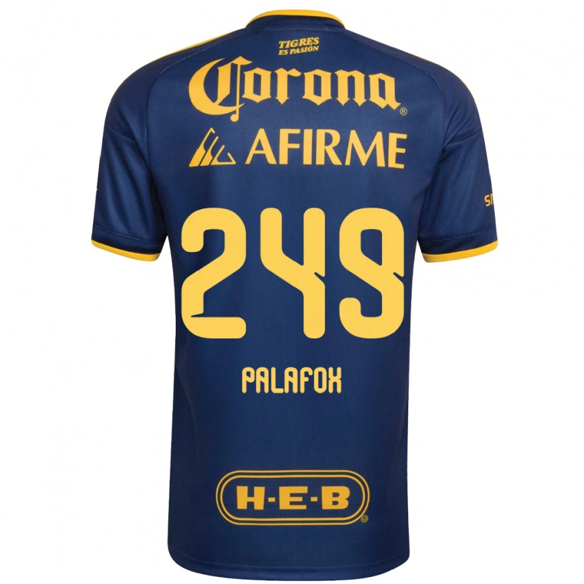 Danxen Herren José Palafox #249 Königsblau Gelb Auswärtstrikot Trikot 2026/27 T-Shirt