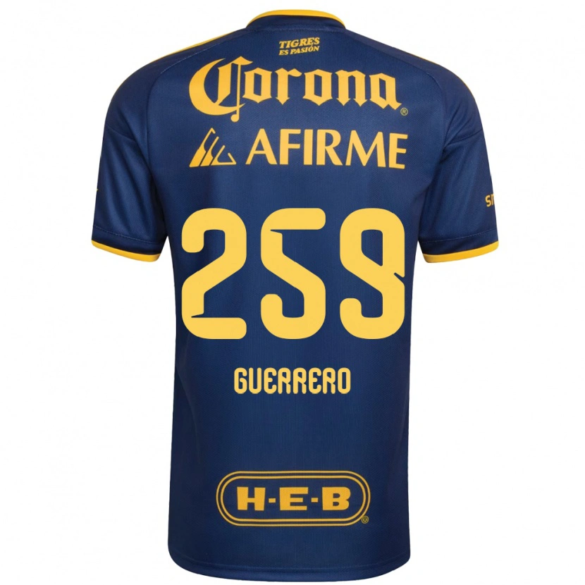 Danxen Herren Erick Guerrero #259 Königsblau Gelb Auswärtstrikot Trikot 2026/27 T-Shirt