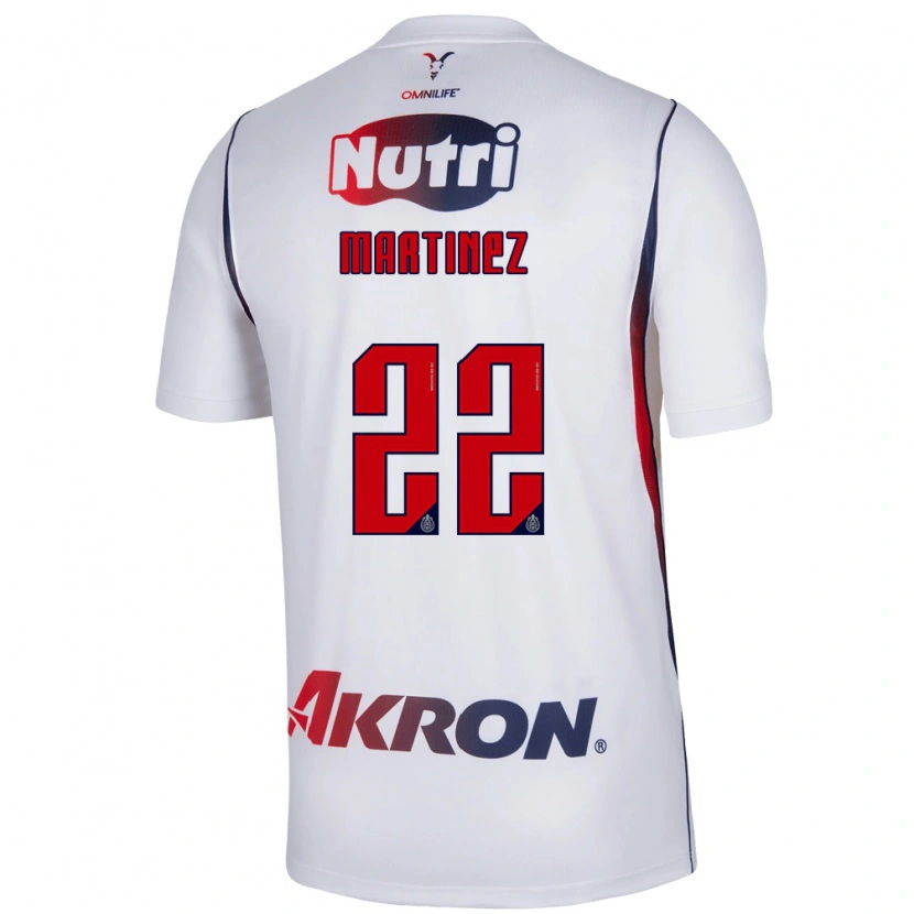 Danxen Herren Karla Martínez #22 Rot Weiß Marineblau Auswärtstrikot Trikot 2026/27 T-Shirt