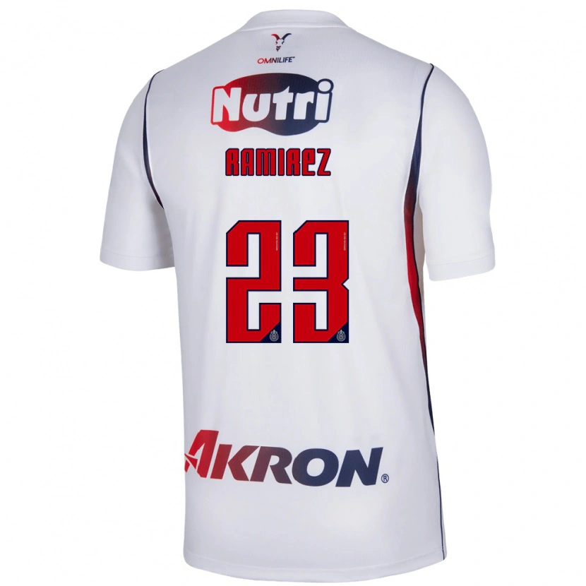 Danxen Herren Alessandra Ramírez #23 Rot Weiß Marineblau Auswärtstrikot Trikot 2026/27 T-Shirt