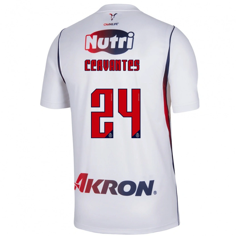 Danxen Herren Alicia Cervantes #24 Rot Weiß Marineblau Auswärtstrikot Trikot 2026/27 T-Shirt
