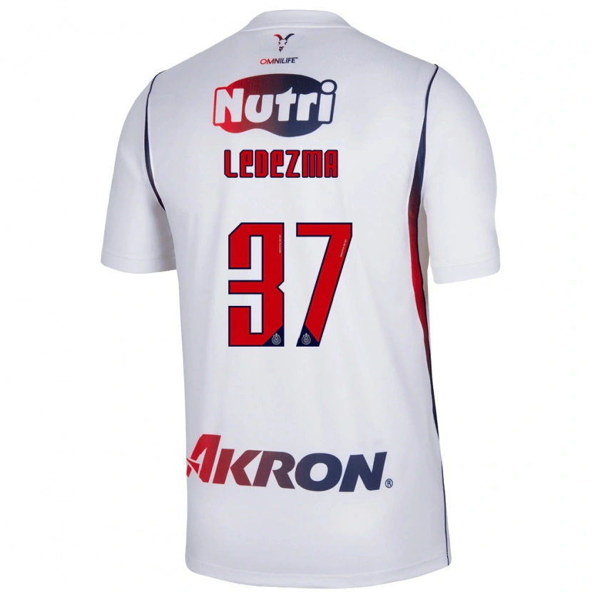 Danxen Herren Richard Ledezma #37 Rot Weiß Marineblau Auswärtstrikot Trikot 2026/27 T-Shirt