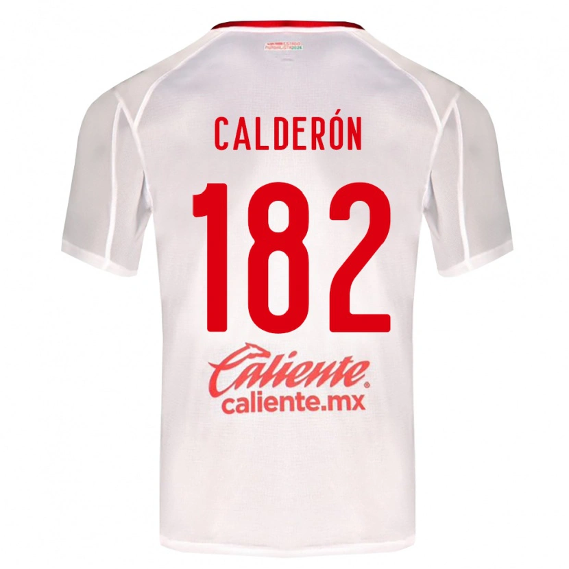 Danxen Herren Leonel Calderón #182 Weiß Grün Rot Auswärtstrikot Trikot 2026/27 T-Shirt
