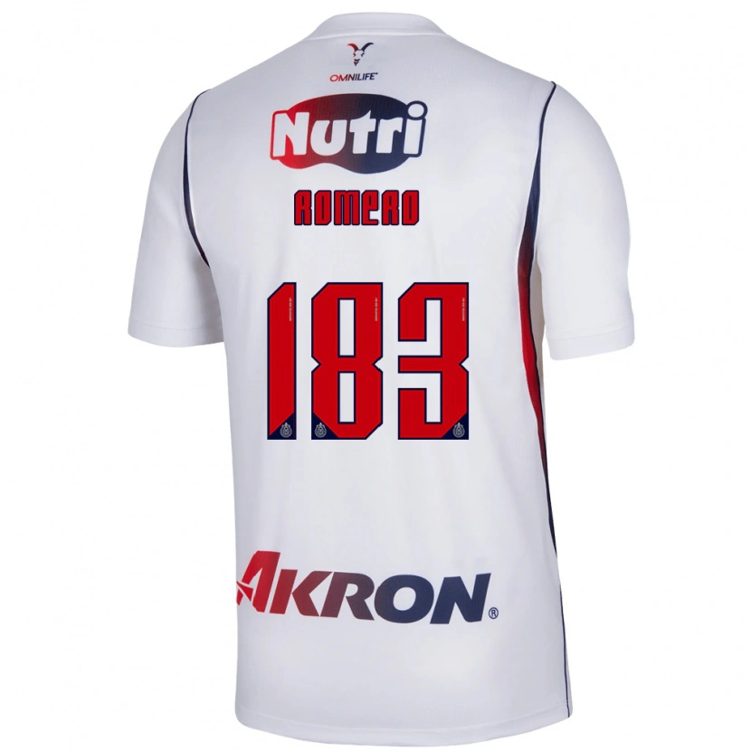 Danxen Herren Javen Romero #183 Rot Weiß Marineblau Auswärtstrikot Trikot 2026/27 T-Shirt