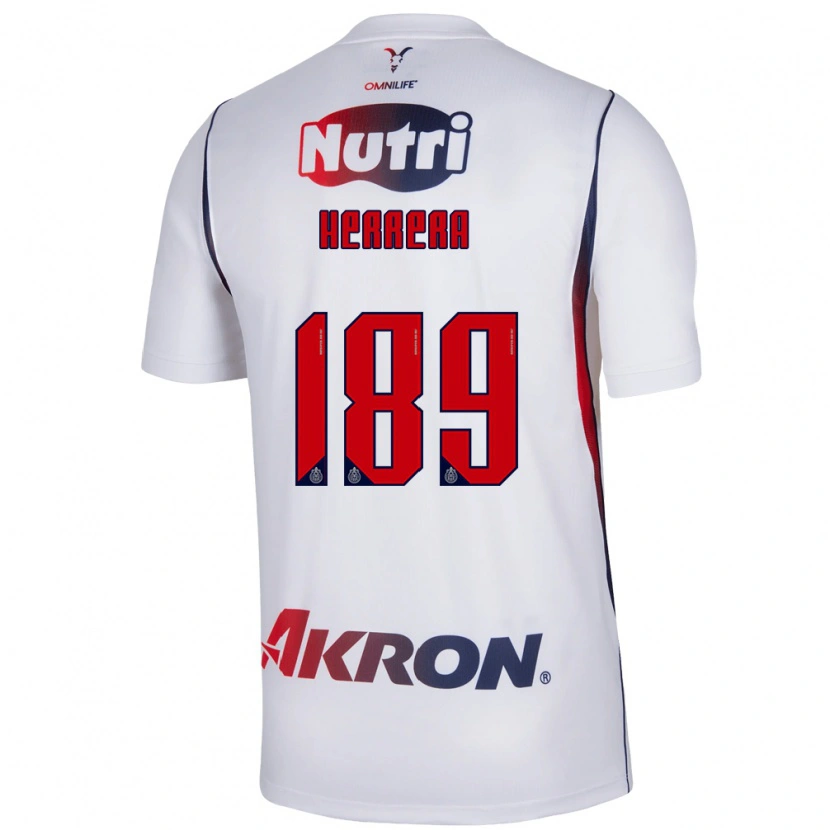 Danxen Herren Antonio Herrera #189 Rot Weiß Marineblau Auswärtstrikot Trikot 2026/27 T-Shirt