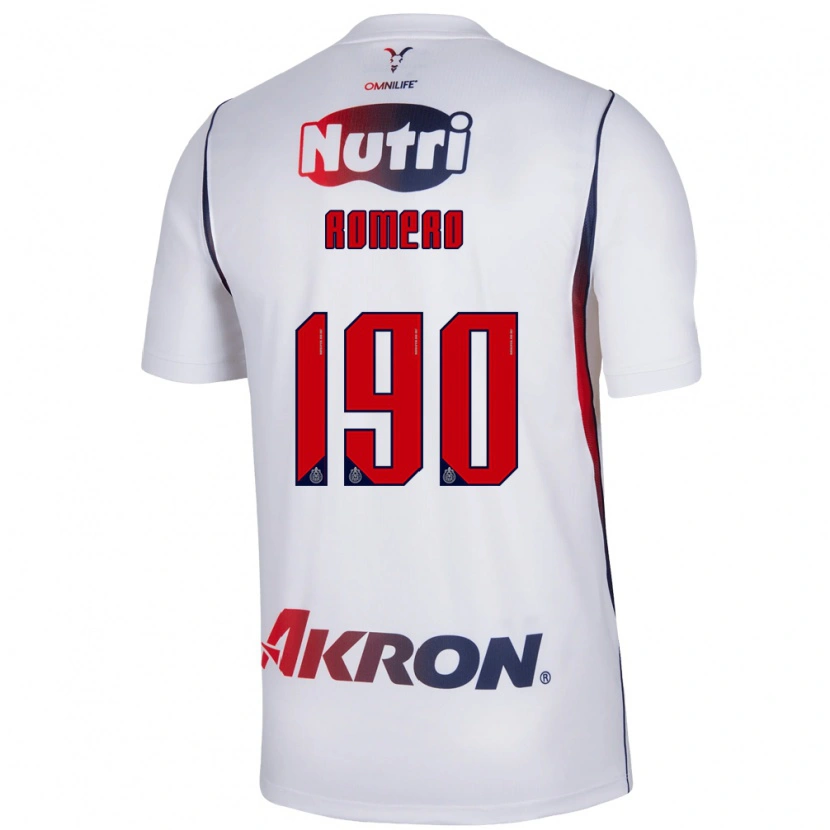 Danxen Herren Ángel Romero #190 Rot Weiß Marineblau Auswärtstrikot Trikot 2026/27 T-Shirt