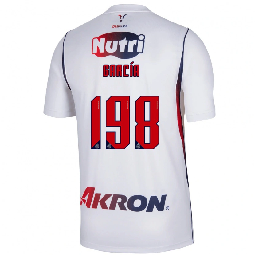Danxen Herren Gael García #198 Rot Weiß Marineblau Auswärtstrikot Trikot 2026/27 T-Shirt