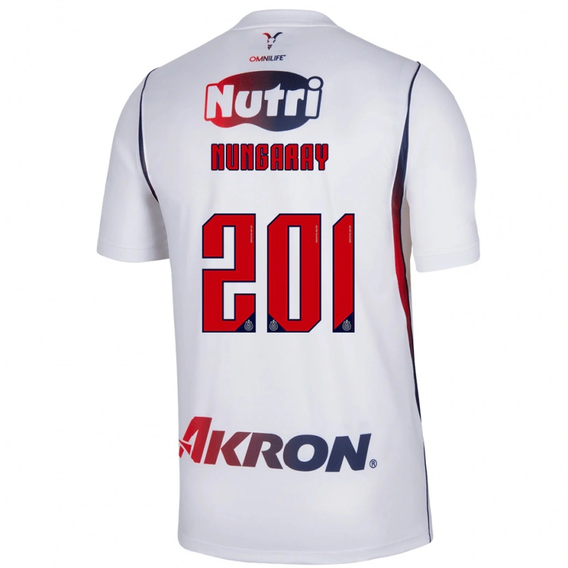 Danxen Herren David Nungaray #201 Rot Weiß Marineblau Auswärtstrikot Trikot 2026/27 T-Shirt