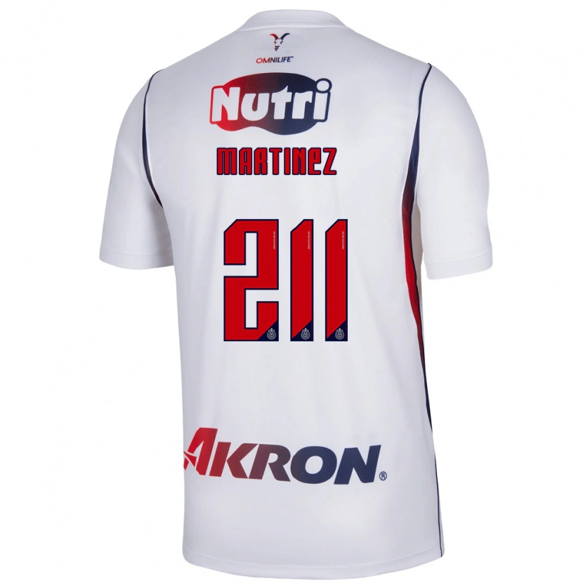 Danxen Herren Diego Martínez #211 Rot Weiß Marineblau Auswärtstrikot Trikot 2026/27 T-Shirt
