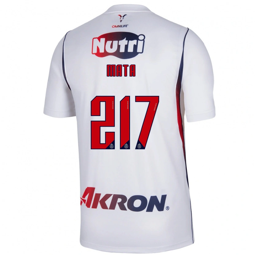 Danxen Herren Hugo Mata #217 Rot Weiß Marineblau Auswärtstrikot Trikot 2026/27 T-Shirt