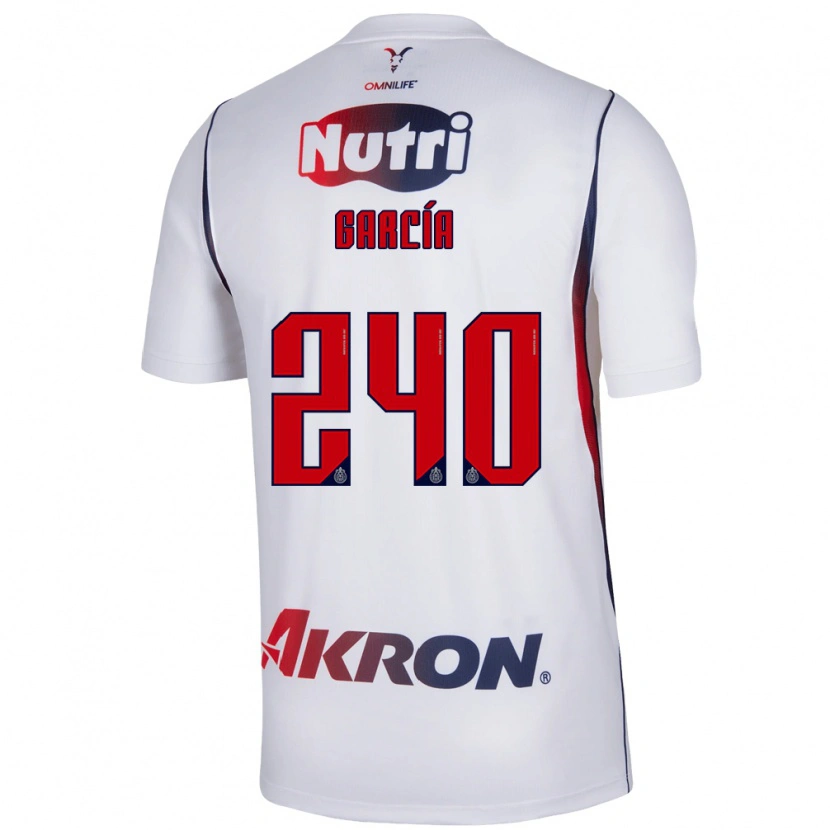 Danxen Herren Víctor García #240 Rot Weiß Marineblau Auswärtstrikot Trikot 2026/27 T-Shirt