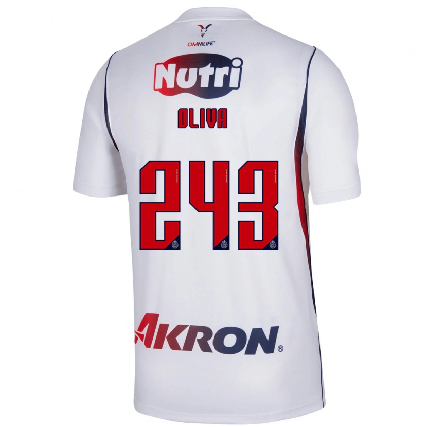 Danxen Herren Diego Oliva #243 Rot Weiß Marineblau Auswärtstrikot Trikot 2026/27 T-Shirt