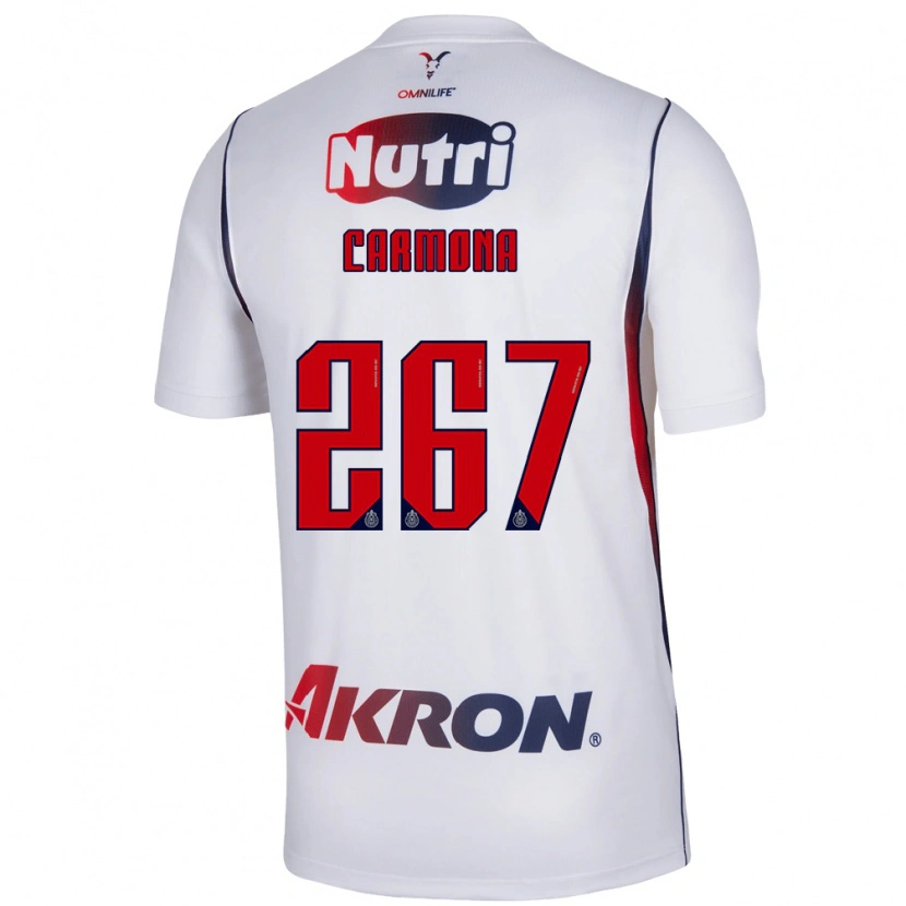 Danxen Herren Jesús Carmona #267 Rot Weiß Marineblau Auswärtstrikot Trikot 2026/27 T-Shirt