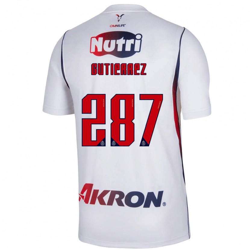 Danxen Herren Gerson Gutiérrez #287 Rot Weiß Marineblau Auswärtstrikot Trikot 2026/27 T-Shirt