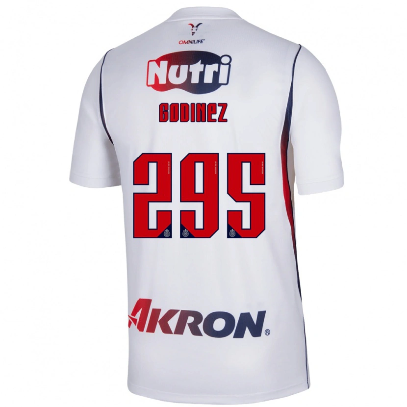 Danxen Herren André Godinez #295 Rot Weiß Marineblau Auswärtstrikot Trikot 2026/27 T-Shirt