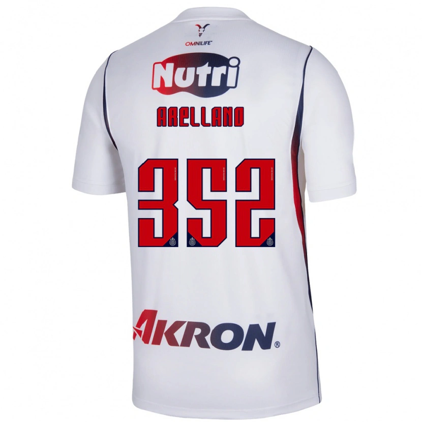 Danxen Herren Santiago Arellano #352 Rot Weiß Marineblau Auswärtstrikot Trikot 2026/27 T-Shirt