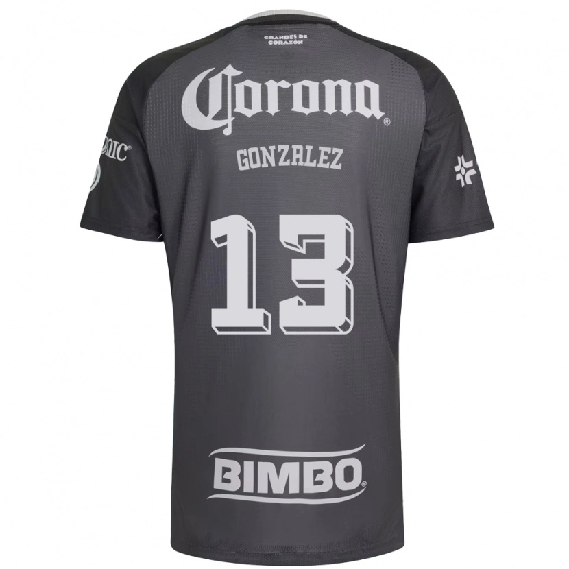 Danxen Herren Eva Gonzalez #13 Grau Weiß Schwarz Auswärtstrikot Trikot 2026/27 T-Shirt