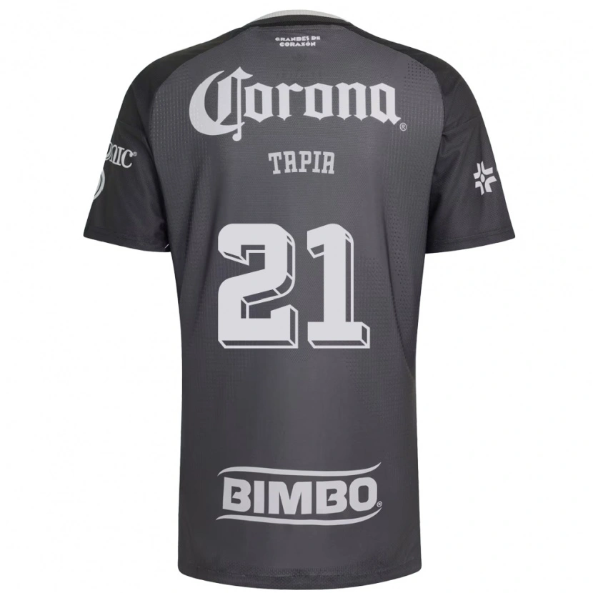 Danxen Herren Fernando Tapia #21 Grau Weiß Schwarz Auswärtstrikot Trikot 2026/27 T-Shirt
