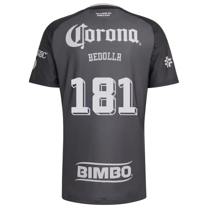 Danxen Herren Paolo Bedolla #181 Grau Weiß Schwarz Auswärtstrikot Trikot 2026/27 T-Shirt