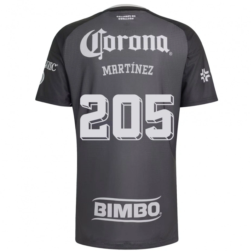 Danxen Herren Sebastián Martínez #205 Grau Weiß Schwarz Auswärtstrikot Trikot 2026/27 T-Shirt
