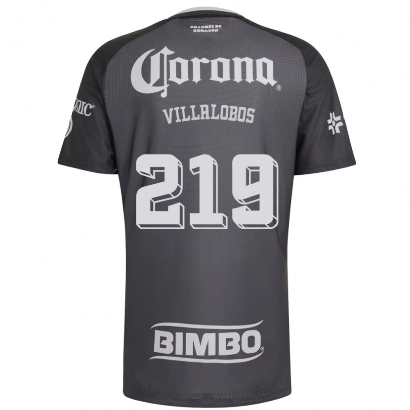 Danxen Herren Patricio Villalobos #219 Grau Weiß Schwarz Auswärtstrikot Trikot 2026/27 T-Shirt