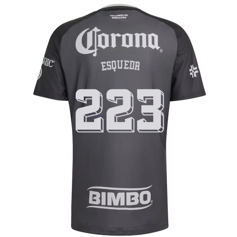 Danxen Herren Diego Esqueda #223 Grau Weiß Schwarz Auswärtstrikot Trikot 2026/27 T-Shirt