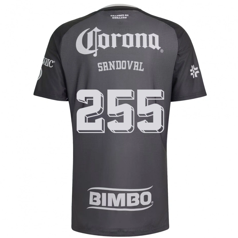Danxen Herren Edson Sandoval #255 Grau Weiß Schwarz Auswärtstrikot Trikot 2026/27 T-Shirt