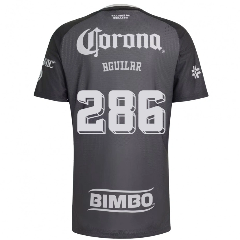 Danxen Herren Nicolás Aguilar #286 Grau Weiß Schwarz Auswärtstrikot Trikot 2026/27 T-Shirt