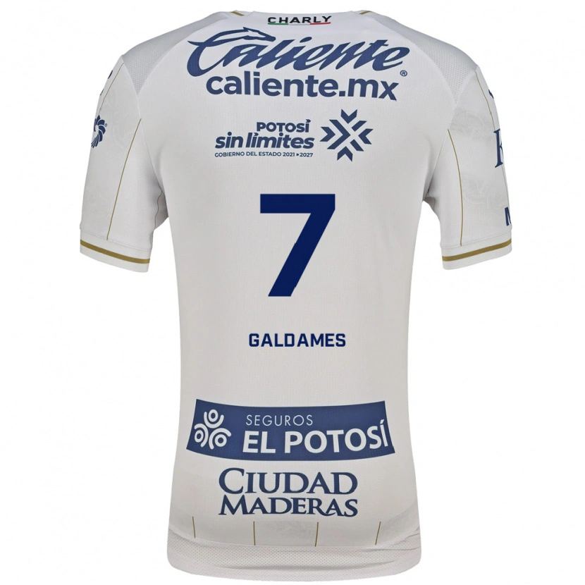 Danxen Herren Benjamín Galdames #7 Weiß Blau Auswärtstrikot Trikot 2026/27 T-Shirt