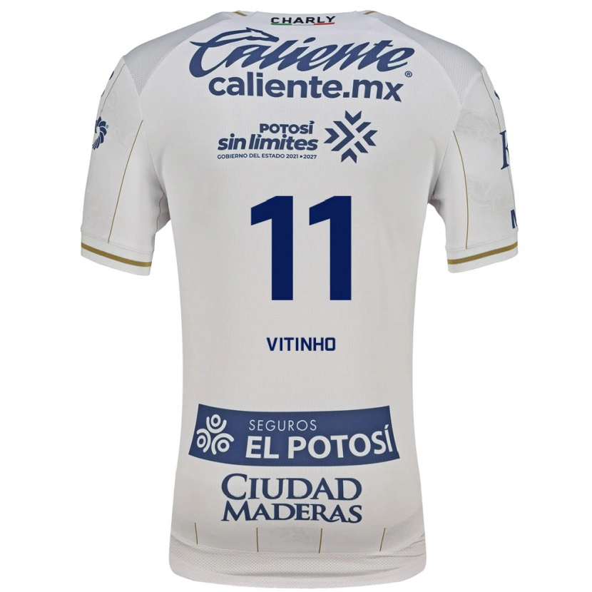 Danxen Herren Vitinho #11 Weiß Blau Auswärtstrikot Trikot 2026/27 T-Shirt