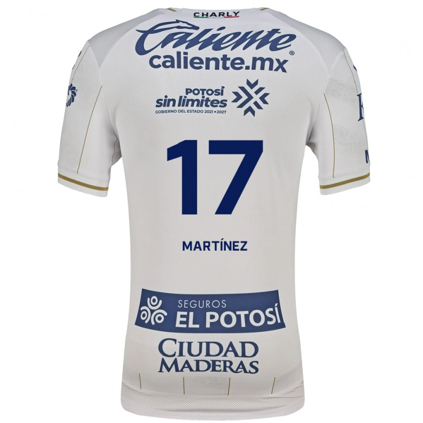 Danxen Herren Gabriel Martínez #17 Weiß Blau Auswärtstrikot Trikot 2026/27 T-Shirt