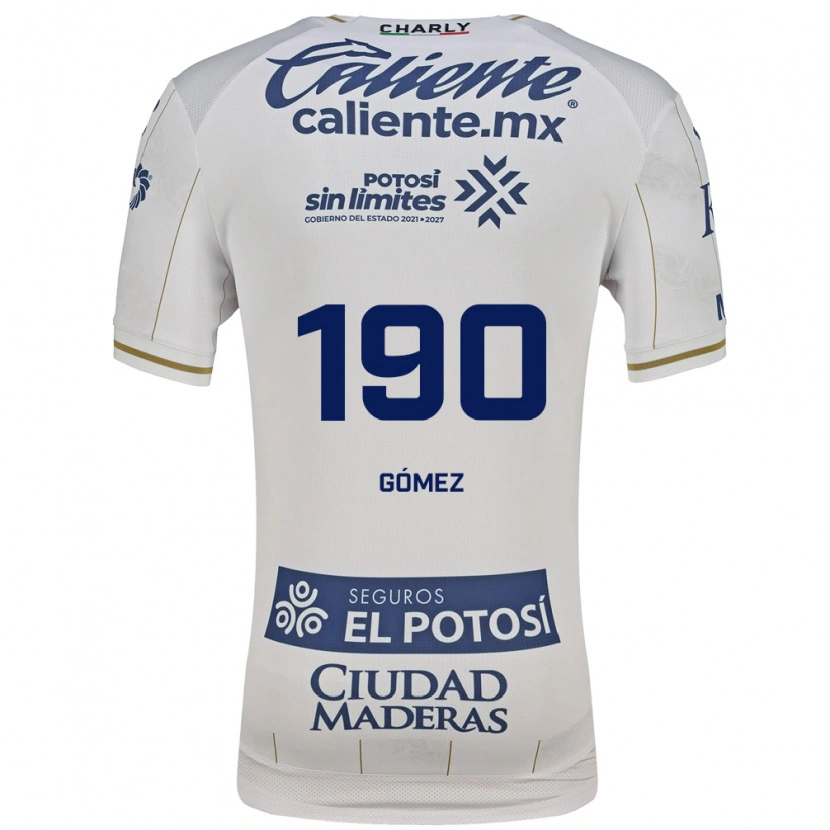 Danxen Herren Bruno Gómez #190 Weiß Blau Auswärtstrikot Trikot 2026/27 T-Shirt