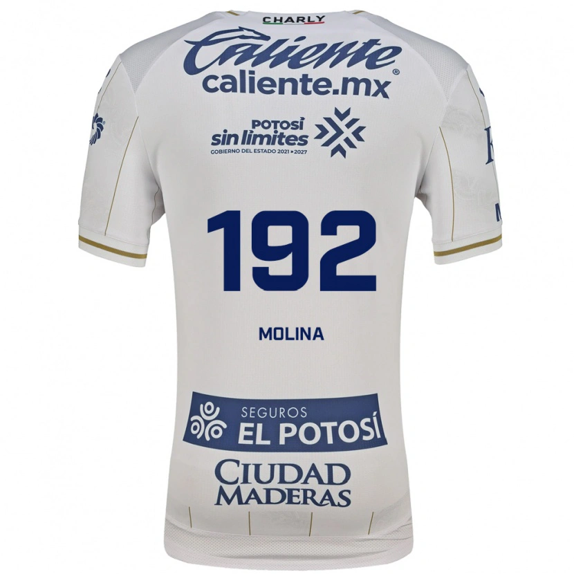 Danxen Herren Yoshimar Molina #192 Weiß Blau Auswärtstrikot Trikot 2026/27 T-Shirt