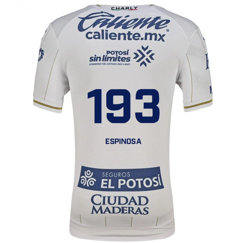 Danxen Herren Erick Espinosa #193 Weiß Blau Auswärtstrikot Trikot 2026/27 T-Shirt