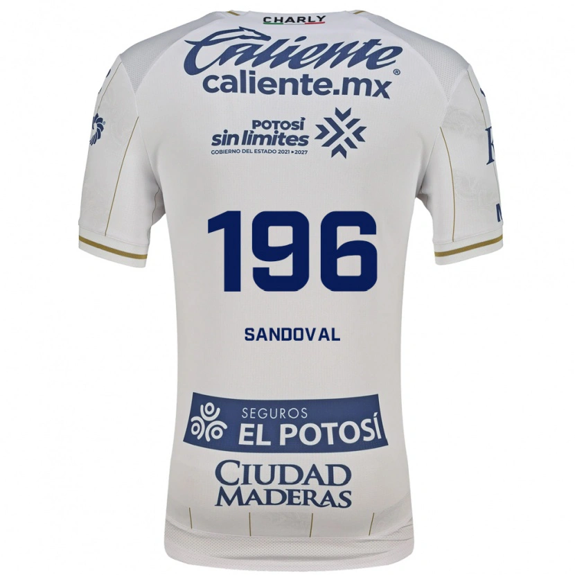 Danxen Herren Alan Sandoval #196 Weiß Blau Auswärtstrikot Trikot 2026/27 T-Shirt