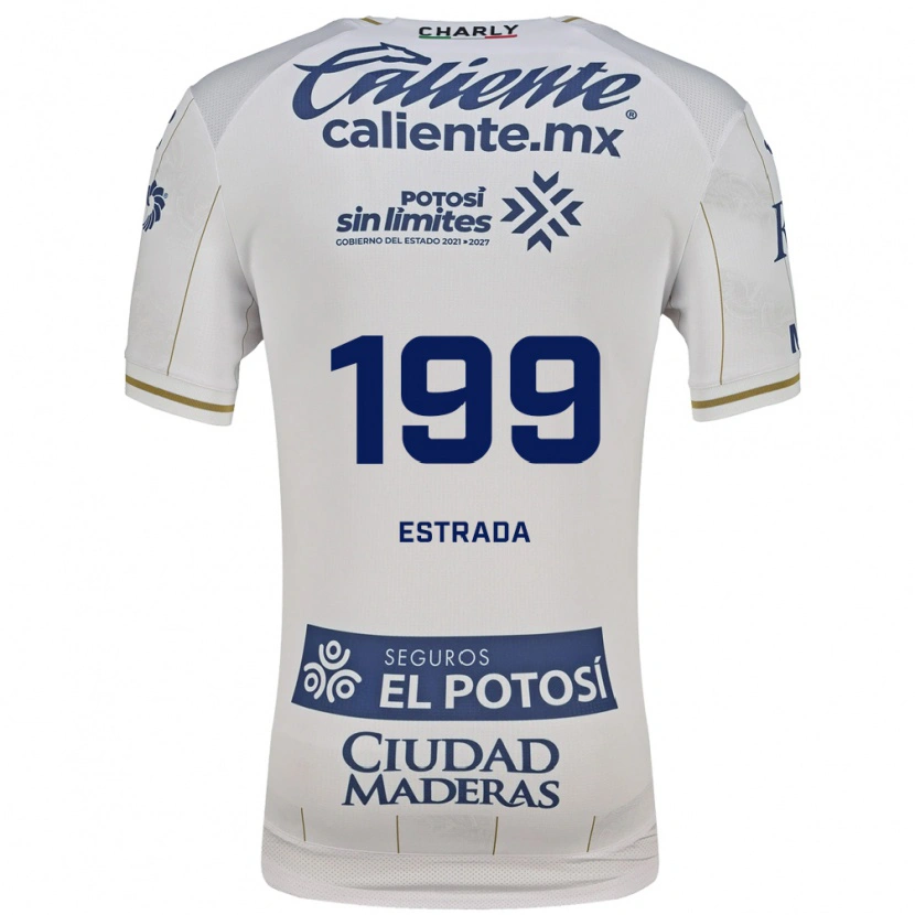 Danxen Herren Jaime Estrada #199 Weiß Blau Auswärtstrikot Trikot 2026/27 T-Shirt