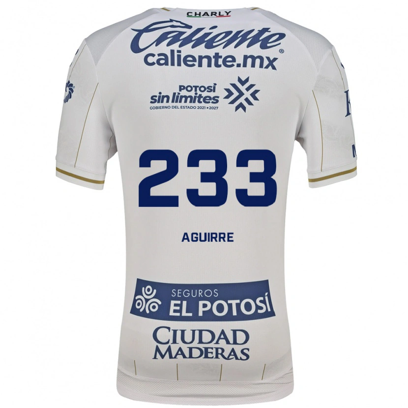 Danxen Herren Francisco Aguirre #233 Weiß Blau Auswärtstrikot Trikot 2026/27 T-Shirt