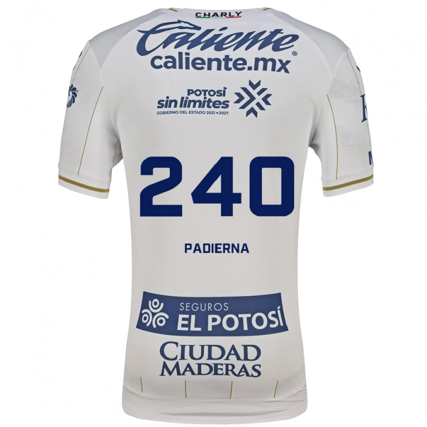 Danxen Herren Hugo Padierna #240 Weiß Blau Auswärtstrikot Trikot 2026/27 T-Shirt