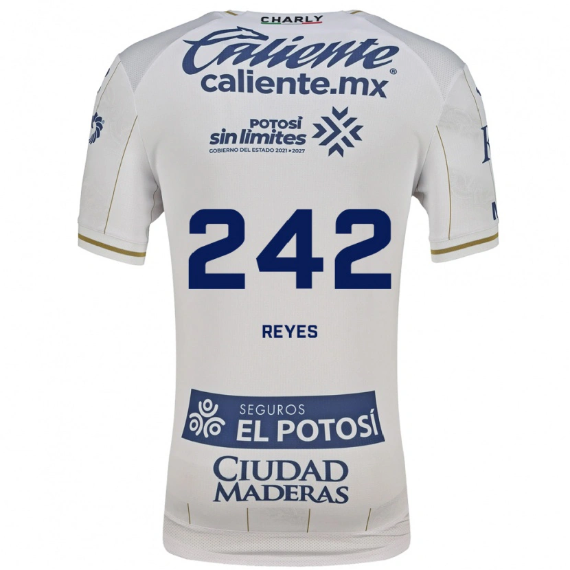 Danxen Herren Ángel Reyes #242 Weiß Blau Auswärtstrikot Trikot 2026/27 T-Shirt