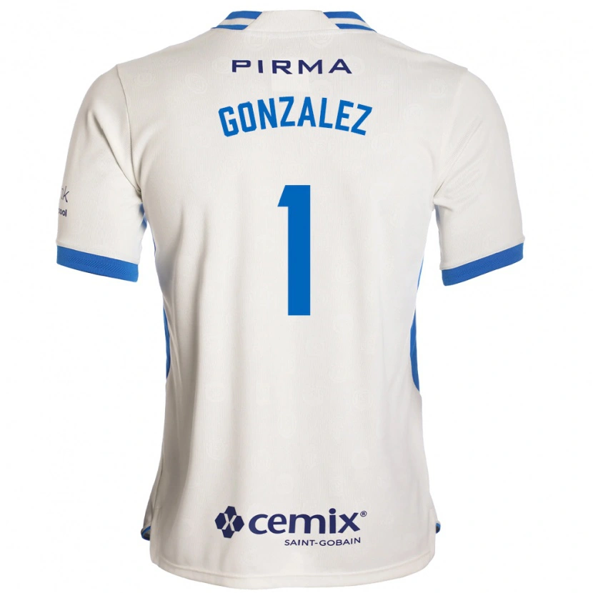 Danxen Herren Itzayana Gonzalez #1 Weiß Blau Rot Auswärtstrikot Trikot 2026/27 T-Shirt