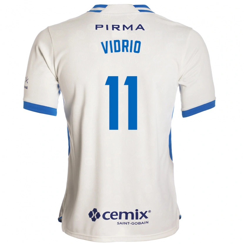 Danxen Herren Nailea Vidrio #11 Weiß Blau Rot Auswärtstrikot Trikot 2026/27 T-Shirt