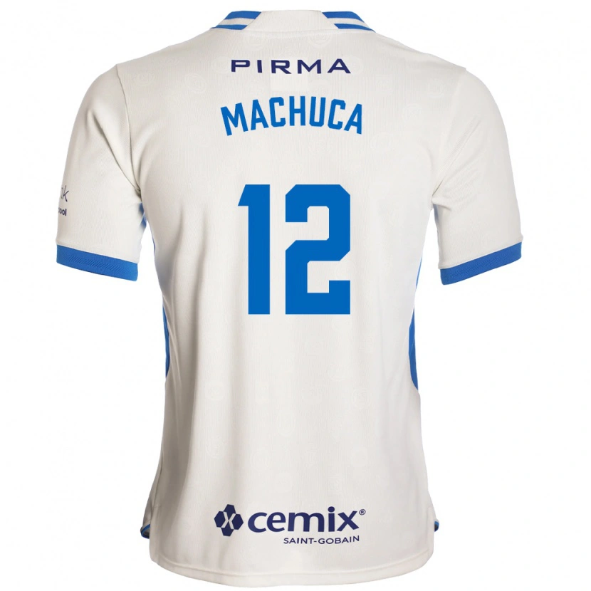 Danxen Herren Gabriela Machuca #12 Weiß Blau Rot Auswärtstrikot Trikot 2026/27 T-Shirt