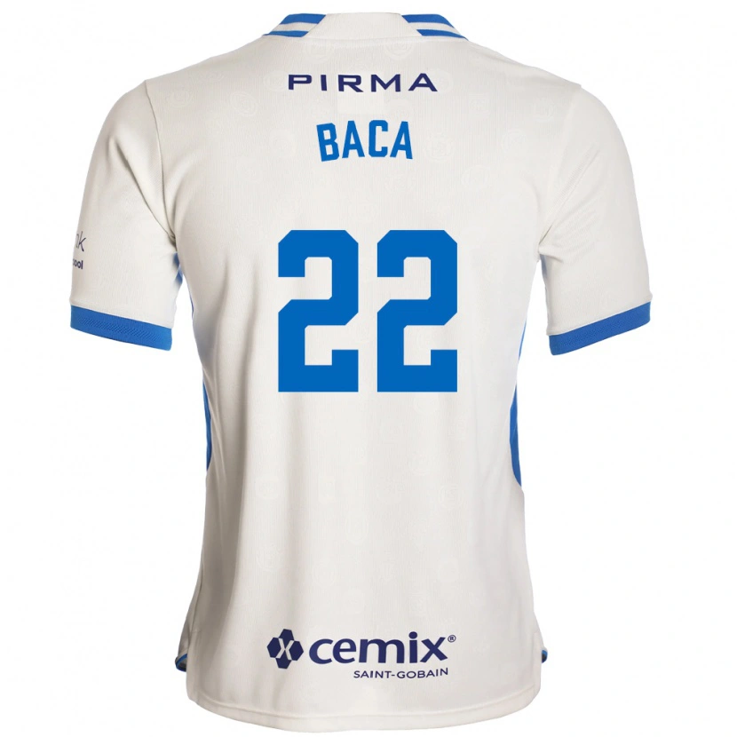 Danxen Herren Rafael Baca #22 Weiß Blau Rot Auswärtstrikot Trikot 2026/27 T-Shirt