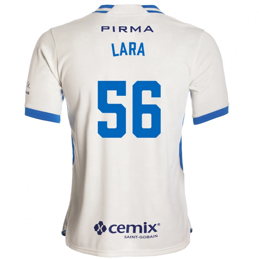 Danxen Herren Jesús Lara #56 Weiß Blau Rot Auswärtstrikot Trikot 2026/27 T-Shirt