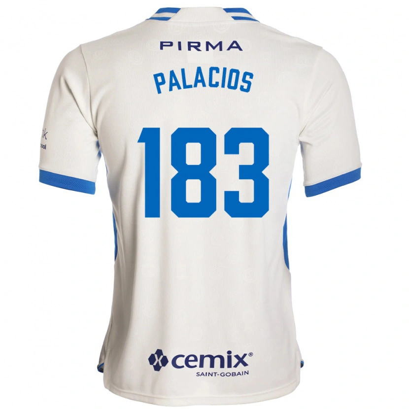 Danxen Herren Kelvin Palacios #183 Weiß Blau Rot Auswärtstrikot Trikot 2026/27 T-Shirt