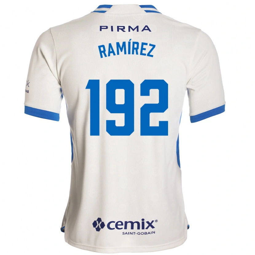 Danxen Herren Nicolás Ramírez #192 Weiß Blau Rot Auswärtstrikot Trikot 2026/27 T-Shirt