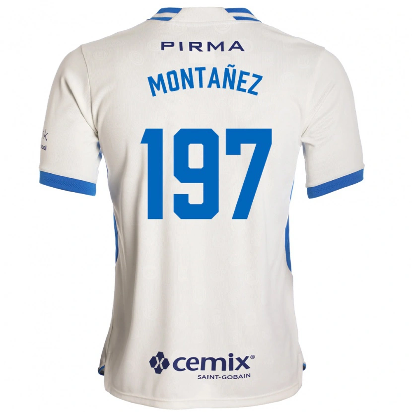Danxen Herren Humberto Montañez #197 Weiß Blau Rot Auswärtstrikot Trikot 2026/27 T-Shirt