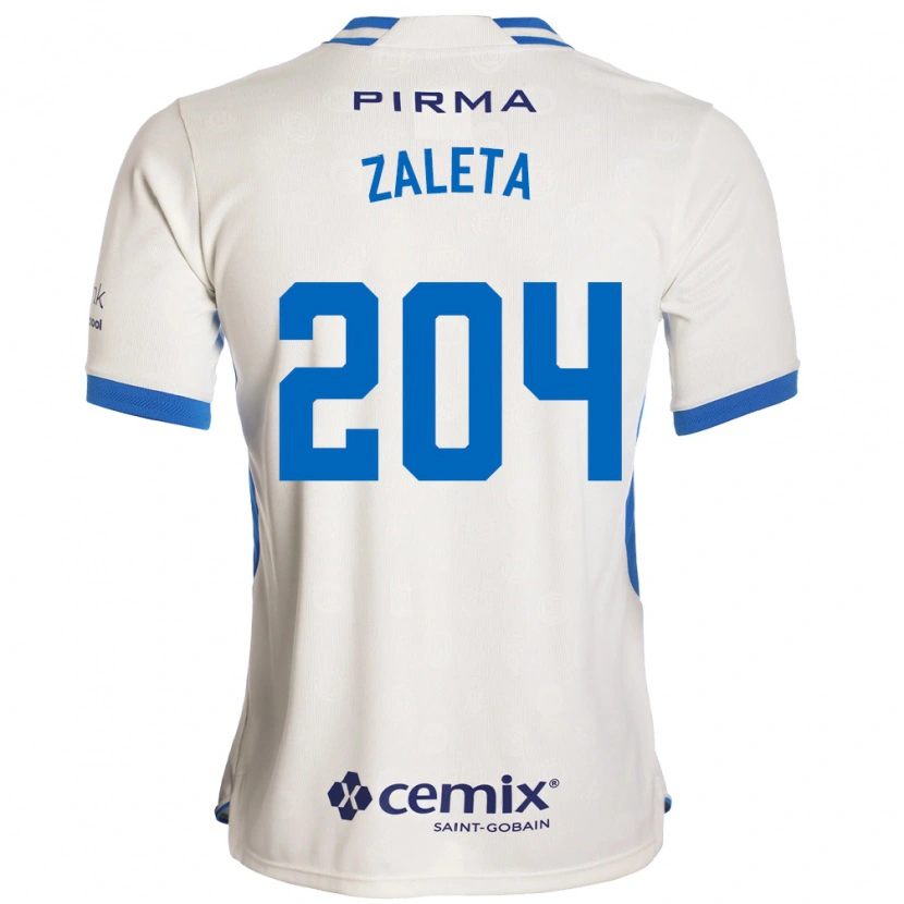 Danxen Herren Mauro Zaleta #204 Weiß Blau Rot Auswärtstrikot Trikot 2026/27 T-Shirt