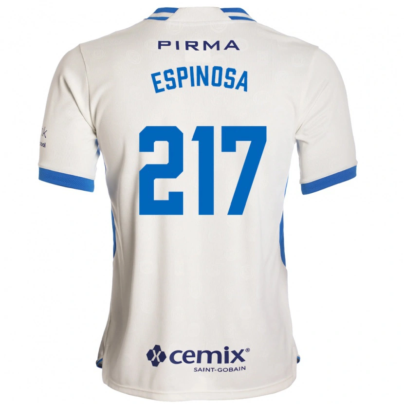 Danxen Herren Samuel Espinosa #217 Weiß Blau Rot Auswärtstrikot Trikot 2026/27 T-Shirt